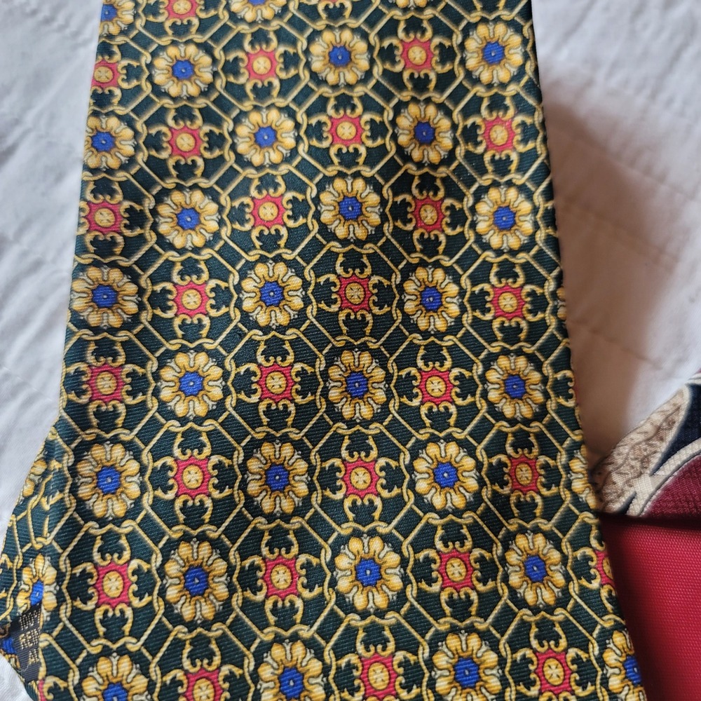 Jos A Bank Premier Collection Mens Silk Neckties Lot 3 Patterned Formal - Picture 4 of 7
